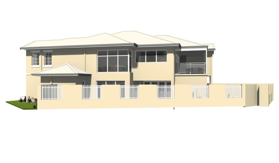 Boundary Wall - Side Street Elevation
